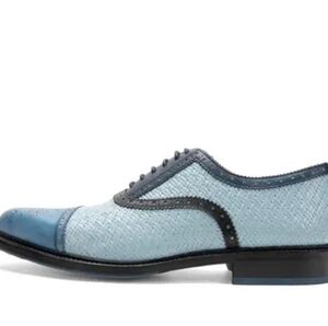 Men's Blue Oxford Shoes